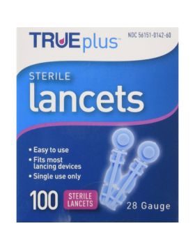 True Plus Lancets 30 Gauge - 100 Lancets