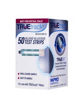 True Track 50 Blood Glucose 50 Test Strips
