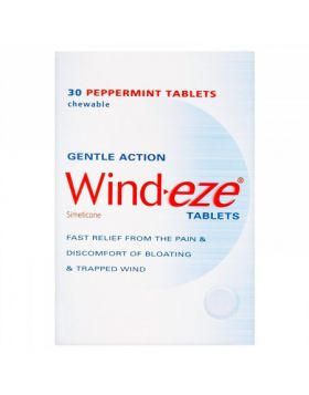 Wind-Eze 30 Chewable Peppermint Tablets